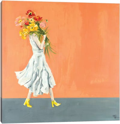 Poppy II Canvas Art Print - Meredith Steele