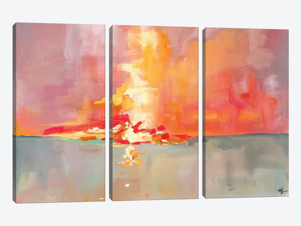 Sunset I by Meredith Steele 3-piece Canvas Art Print