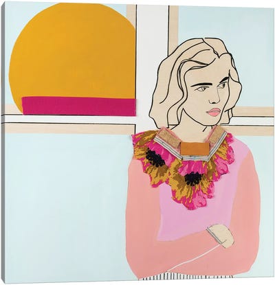 Window Woman I Canvas Art Print - Meredith Steele
