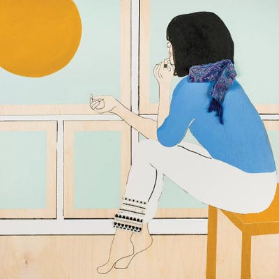 Window Woman II by Meredith Steele gallery poster