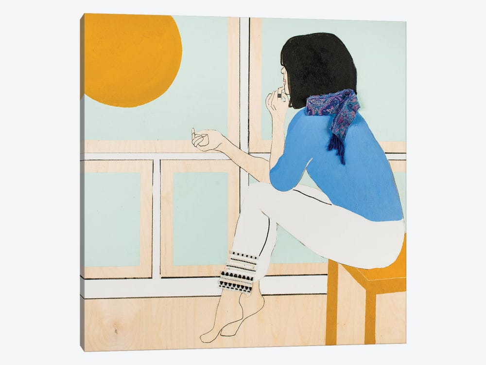 Window Woman II by Meredith Steele 1-piece Canvas Artwork