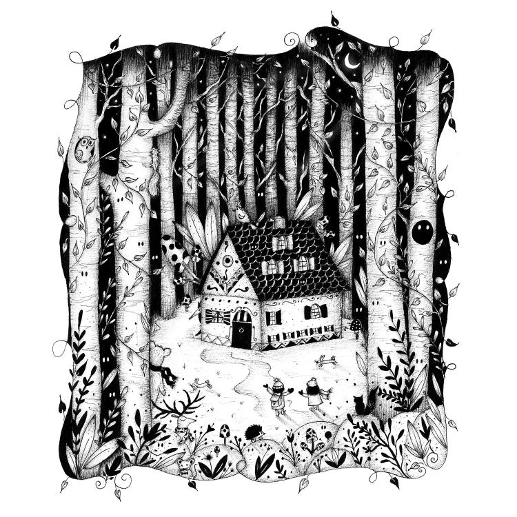 House In The Woods by Madalina Tantareanu wall art