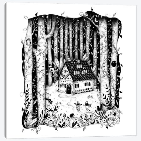 House In The Woods Canvas Print #MDT23} by Madalina Tantareanu Canvas Print