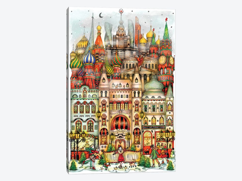 Midnight In Moscow by Madalina Tantareanu 1-piece Canvas Artwork