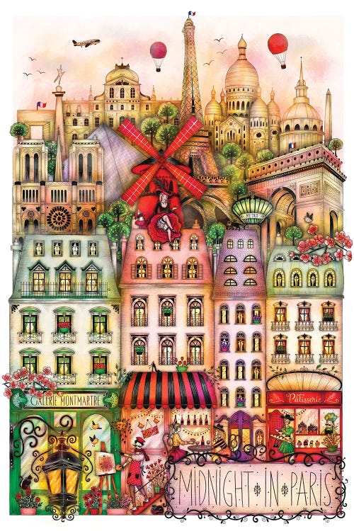 Midnight In Paris by Madalina Tantareanu wall art
