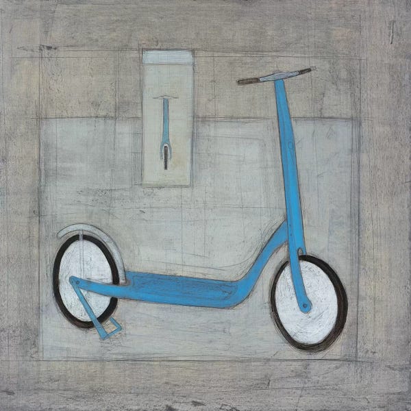 Kids Transportation Art: Scoot by Matias Duarte