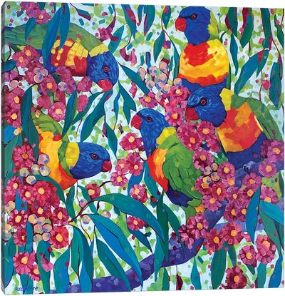 Abundance Canvas Art Print - Parrot Art