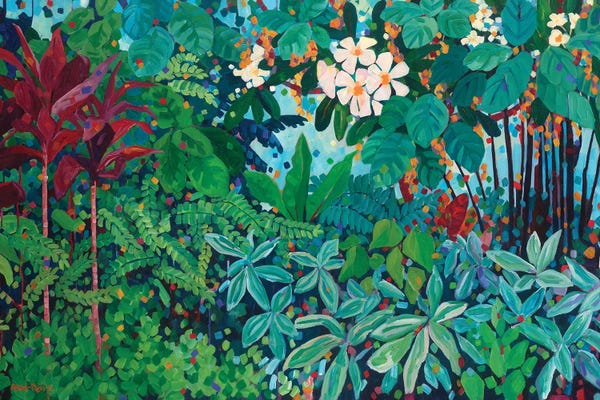 Tropical Living Room: Lush by Melissa Read-Devine