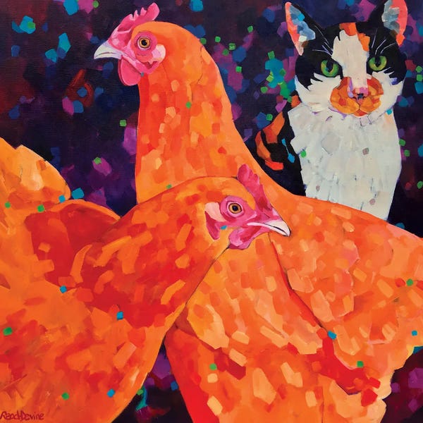 Calico Cats: Ain't Nobody Here But Us... by Melissa Read-Devine