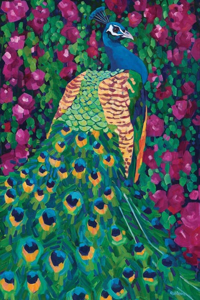 Peacocks: The Queens Garden by Melissa Read-Devine