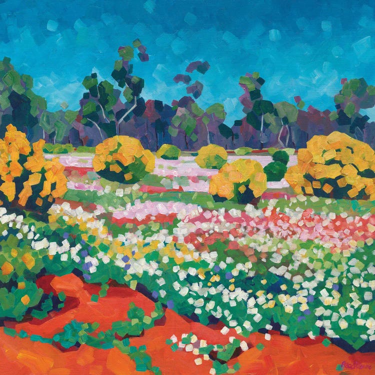Wildflowers Out Back by Melissa Read-Devine wall art