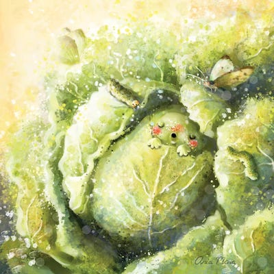 Dreaming Green by Ania Maria Draws canvas print