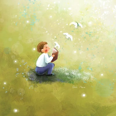 Come, Holy Spirit by Ania Maria Draws canvas print