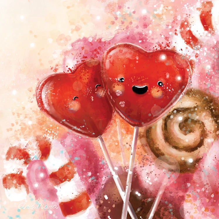 Sweet Love by Ania Maria Draws  wall art