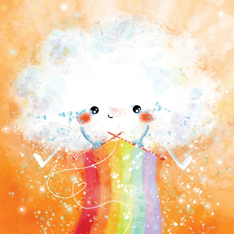 Handmade With Love by Ania Maria Draws  wall art