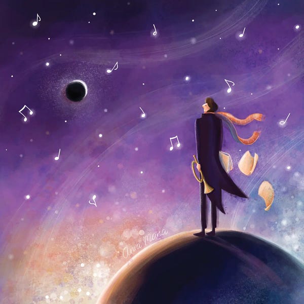 Musician: Composer by Ania Maria Draws