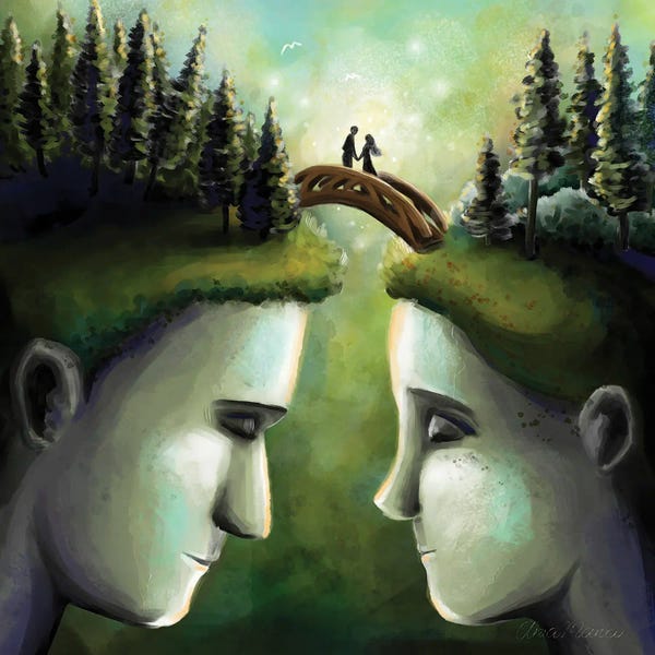 Surreal Bodyscapes: Understanding by Ania Maria Draws