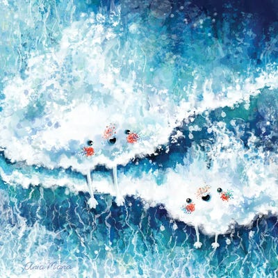 Playing Tag by Ania Maria Draws canvas print