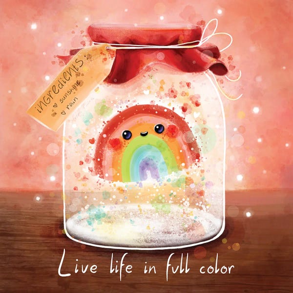 Ania Maria Draws: Rainbow Life Recipe by Ania Maria Draws