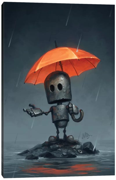 The Rainy Season Canvas Art Print - Robot Art