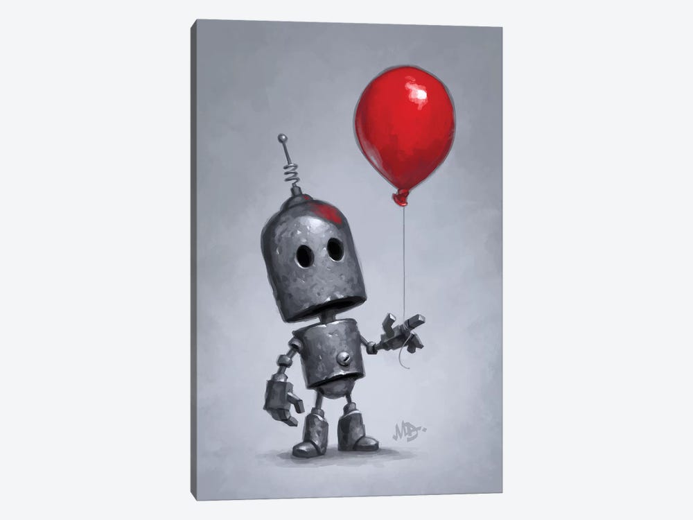 The Red Balloon by Matt Dixon 1-piece Canvas Art Print