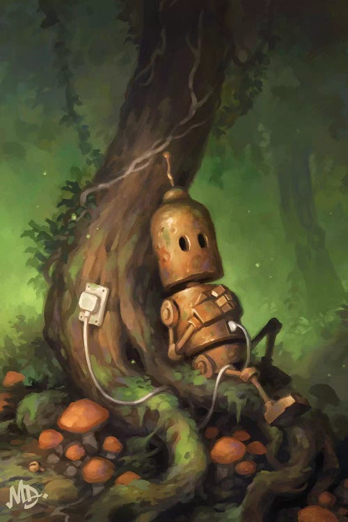 Charging by Matt Dixon wall art