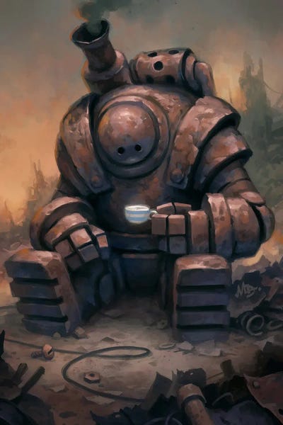 Whimsical Steampunk: Tea Break by Matt Dixon