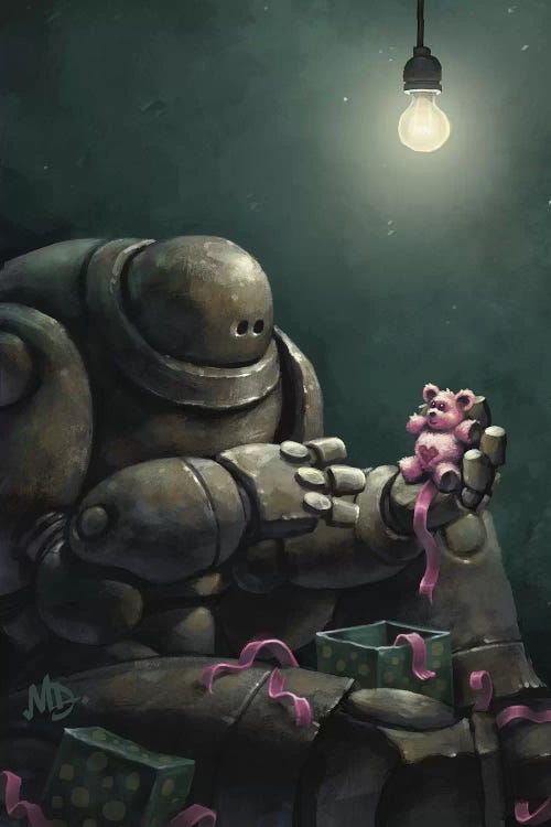 Gortron's Christmas Wish by Matt Dixon wall art