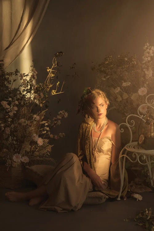 Vintage Lady by Michaela Durisova wall art
