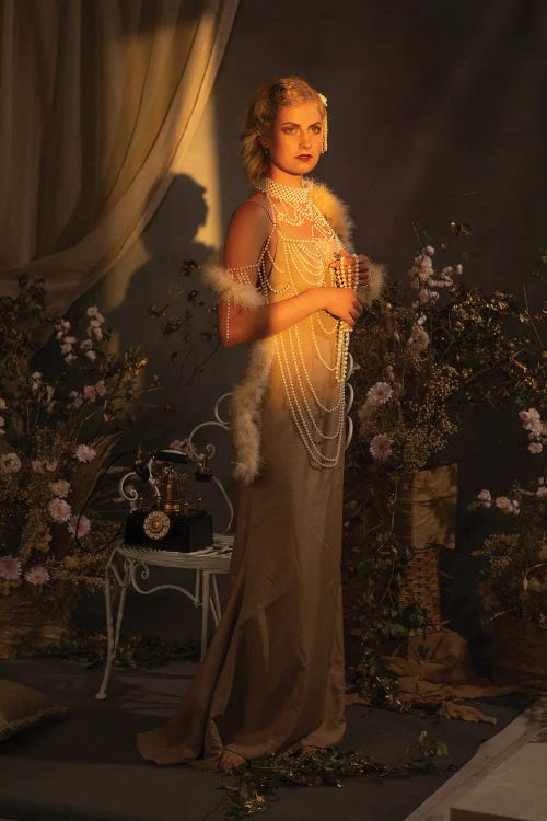 Vintage Lady II by Michaela Durisova wall art
