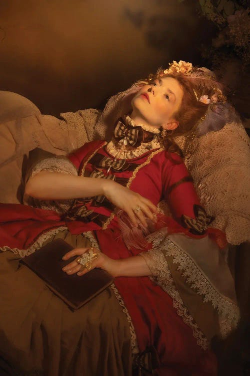Madame Pompadour by Michaela Durisova wall art