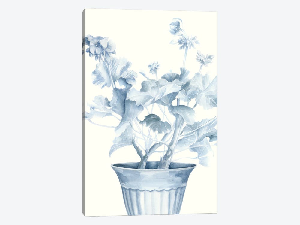Blue Geranium II 1-piece Canvas Art Print