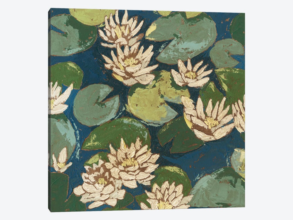Water Flowers II by Megan Meagher 1-piece Canvas Artwork