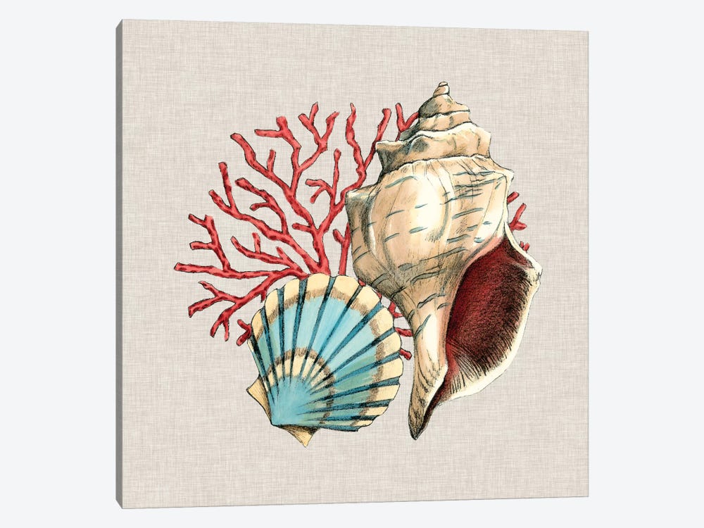 By The Seashore II by Megan Meagher 1-piece Canvas Print