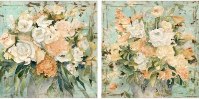 Vintage Arrangement Diptych