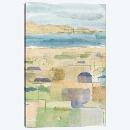 Mediterranean Coast I Canvas Print #MEA44} by Megan Meagher Canvas Wall Art