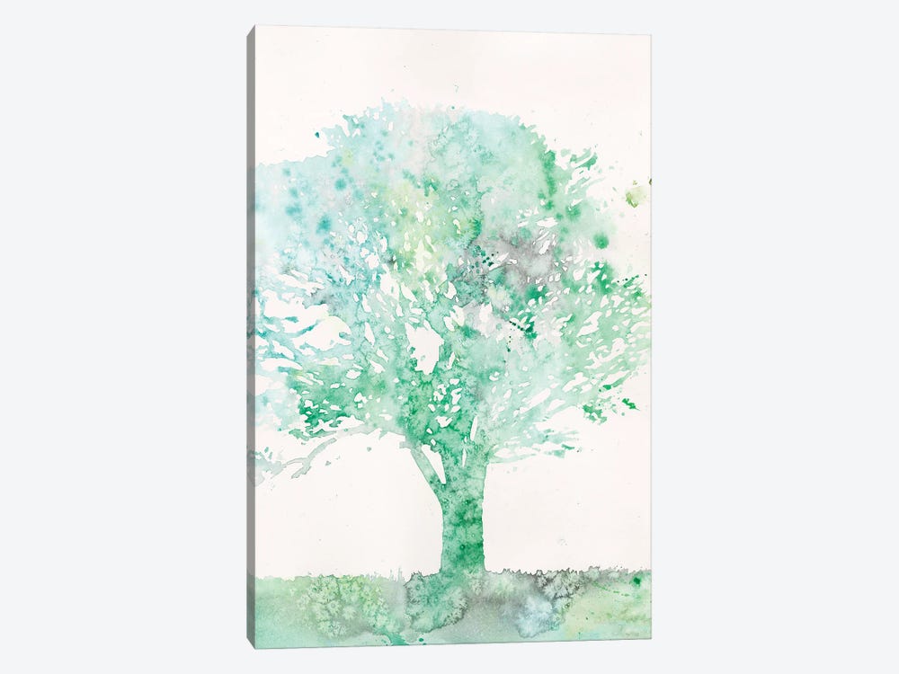Aquamarine Tree II by Megan Meagher 1-piece Canvas Artwork