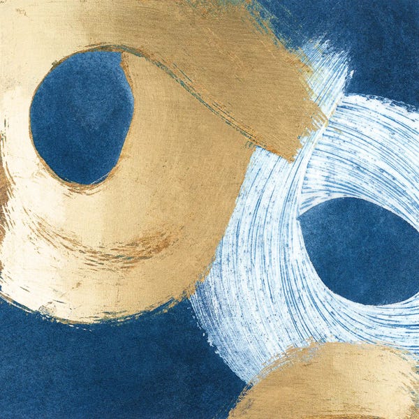 Megan Meagher: Blue & Gold Revolution II by Megan Meagher