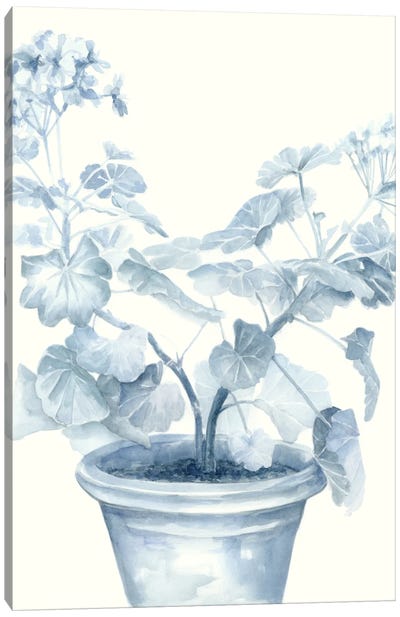 Blue Geranium I Canvas Art Print - Megan Meagher