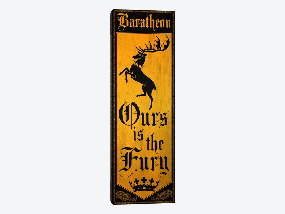 Banner of House Baratheon by 5by5collective 1-piece Canvas Print
