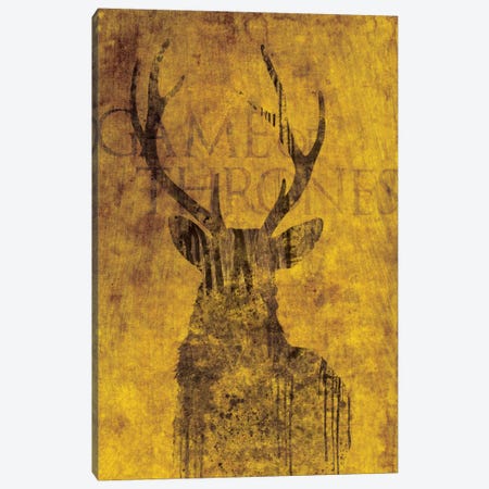 House Baratheon Canvas Print #MEB5} by 5by5collective Canvas Artwork