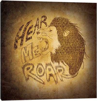 House Lannister - Hear Me Roar Canvas Art Print - Drama TV Show Art