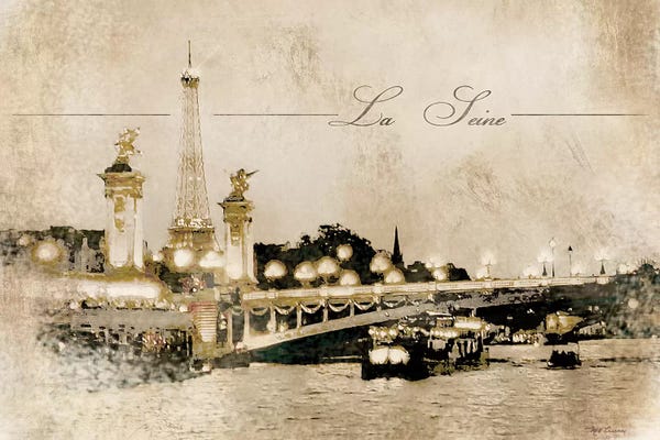 Black & White & Gold: Le Pont Alexandre by Marie-Elaine Cusson