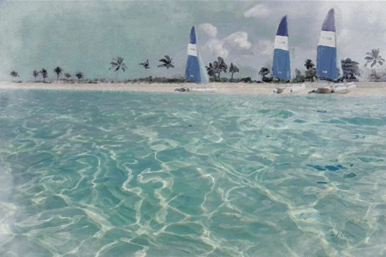Beach Scene II by Marie Elaine Cusson wall art