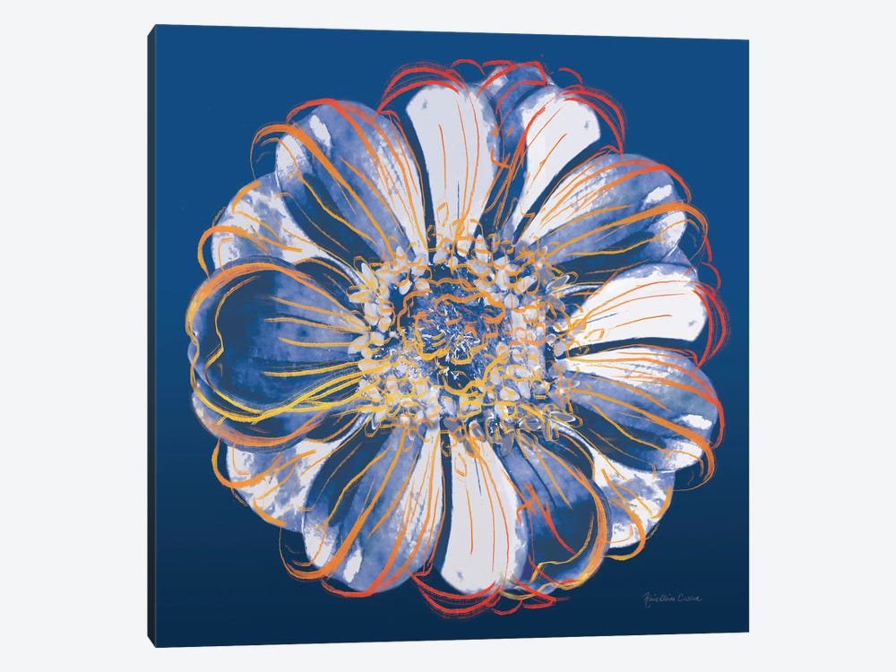 Flower Pop Pastel I by Marie Elaine Cusson 1-piece Canvas Art Print