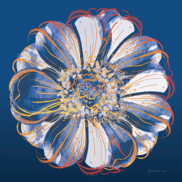 Marie-Elaine Cusson: Flower Pop Pastel I by Marie-Elaine Cusson