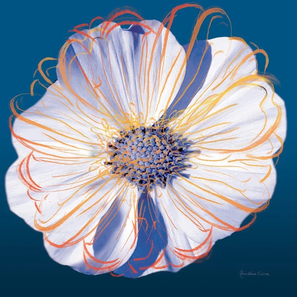 Marie-Elaine Cusson: Flower Pop Pastel II by Marie-Elaine Cusson