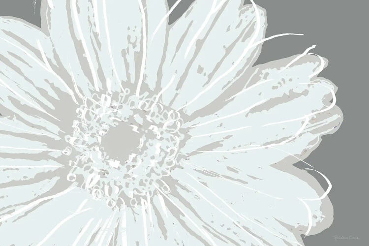 Flower Pop Sketch III-Greys by Marie-Elaine Cusson wall art