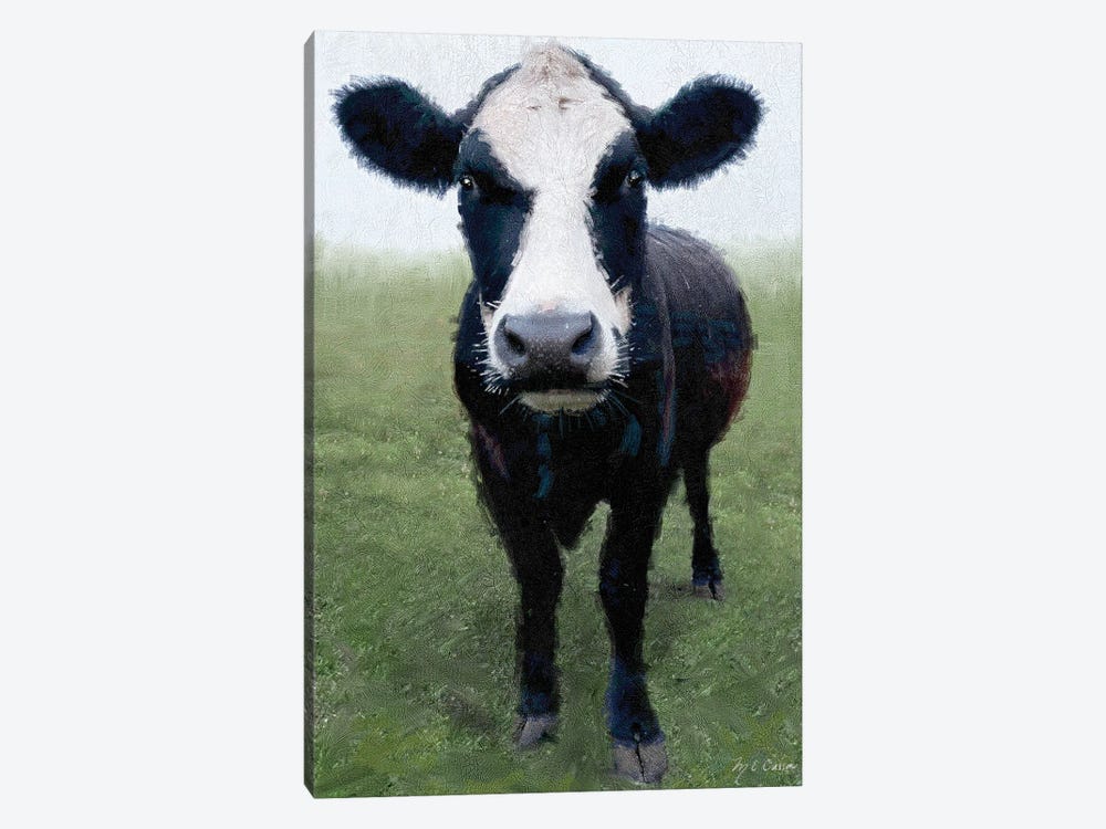 Funky Cow I by Marie Elaine Cusson 1-piece Art Print