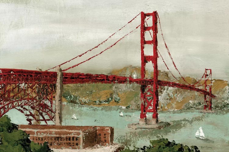 Golden Gate Bridge by Marie Elaine Cusson wall art